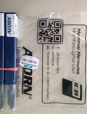 德国进口ATORN  HSS高速钢麻花钻头10mm  TM10001897