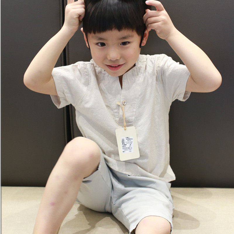 Chemise garcon à manche courte - Ref 2077462 Image 1