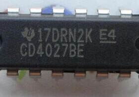 直插 CD4027BE 双J-K主从触发器 DIP-16质量保证
