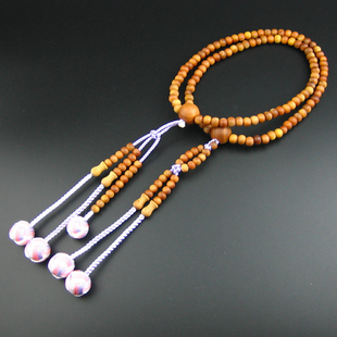 妙莲花日本念珠日莲宗国际创价学会SGI用印尼白檀小田卷一尺包邮