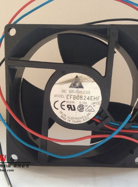 全新正品Delta 台达 8032 24V EFB0824EHF 艾默生CT变频器风扇