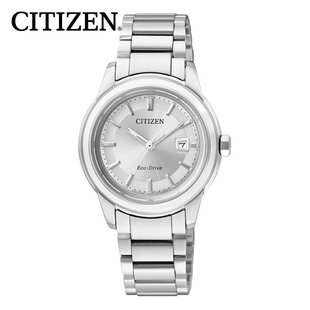 CITIZEN 手表女正品 时尚 55A 西铁城 防水女士手表光动能 FE1070