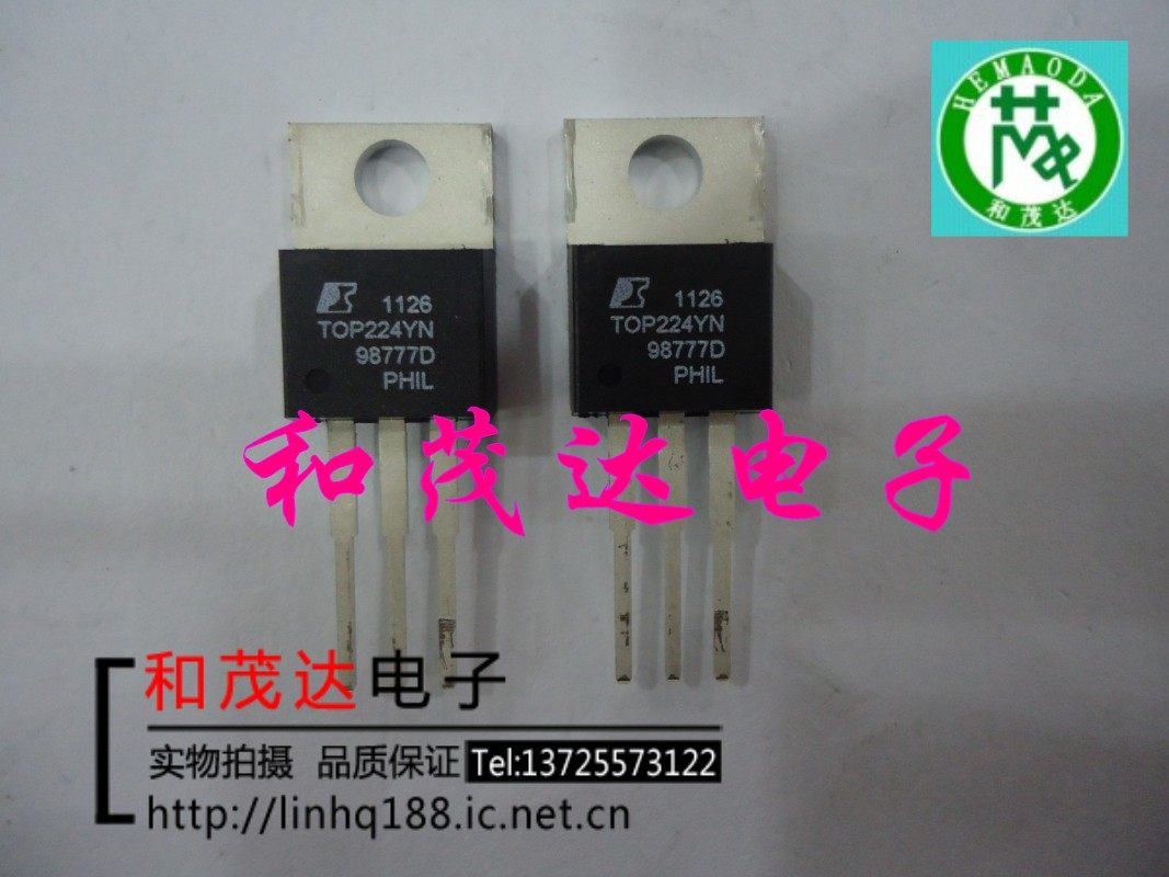 ㊣TOP224YN TO-220直插 POWER电源芯片 TOP224Y三极管 全新原装