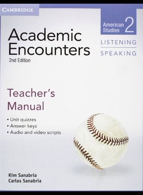 【预售】Academic Encounters Level 2 Teacher's Manual List