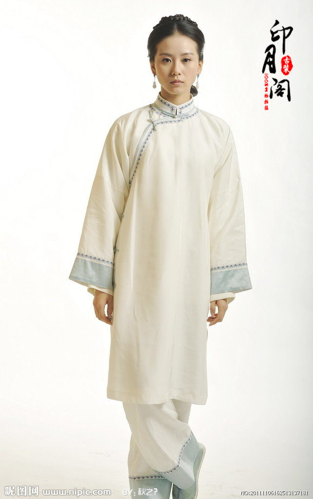 清朝女士睡衣满族旗服
