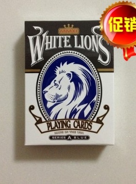 默默纸牌大卫布莱恩white lion deck美国原装白色狮收藏款纸牌