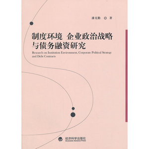 制度环境、企业政治战略与债务融资研究