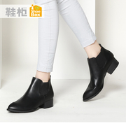 New leisure shoe shoebox2015 winter with short sleeve women's boots boots women 1115505206