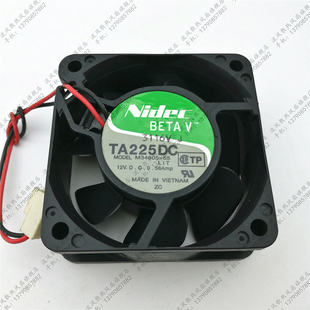 12V 0.58A服务器 M34605 6025 工控机风扇 6CM CPU Nidec 机箱