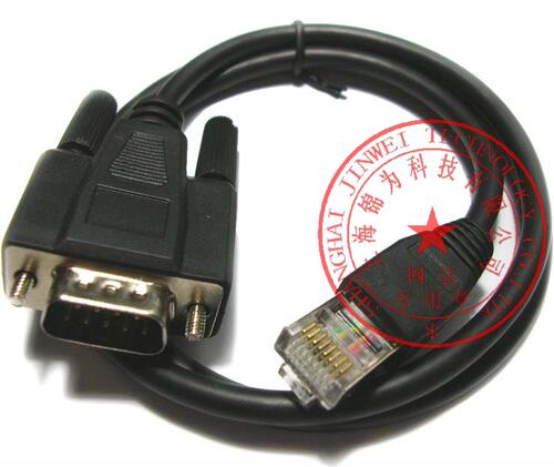 定做CP-104JU多串口卡RS232线 RJ45转DB9针串口线
