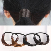 Know Richie practical wig hair hair hair ring ropes made by Korean hair band hair band hair braids