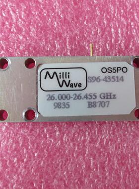 美国MILLIWAVE S96-43514 26-26.455GHz 波导 微波 功率放大器