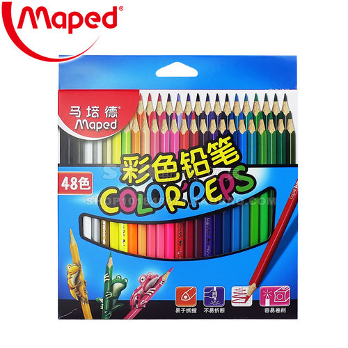 法国三角杆绘画彩色铅笔