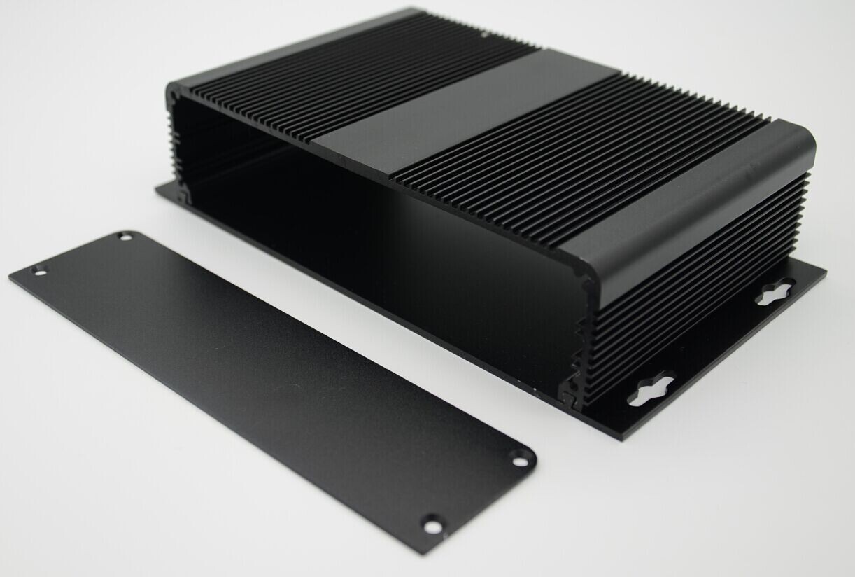 204X48仪表铝型材壳体/DIY电子铝合金机箱/功放仪器线路板盒外壳