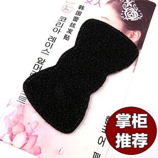 发帖粘头发贴黑色刘海贴韩国韩版蝴蝶结碎发简约大号魔法贴发饰品