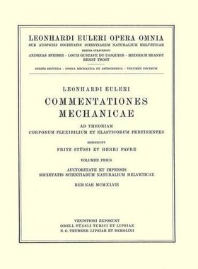 【预订】Commentationes Mechanicae. Principia...