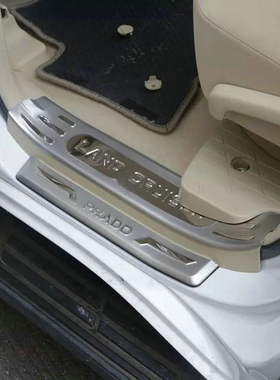 适用于2010-19款丰田新普拉多/霸道不锈钢迎宾踏板 PRADO门槛条