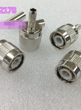 TNC-C-J-3 内螺内针标准公头压接 TNC -3公头接RG58/RG142/RG400/