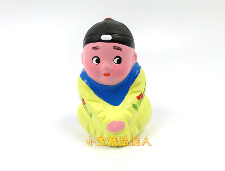 天津泥人张泥塑童趣彩塑传统工艺品送幼儿园孩子小朋友儿童礼物