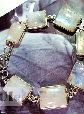 女月光石手链水晶天然