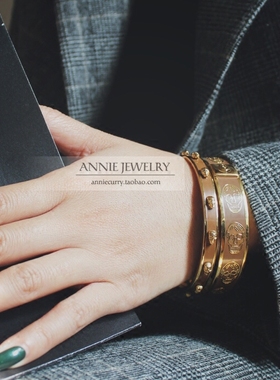 鬼才设计质感骷髅头手镯