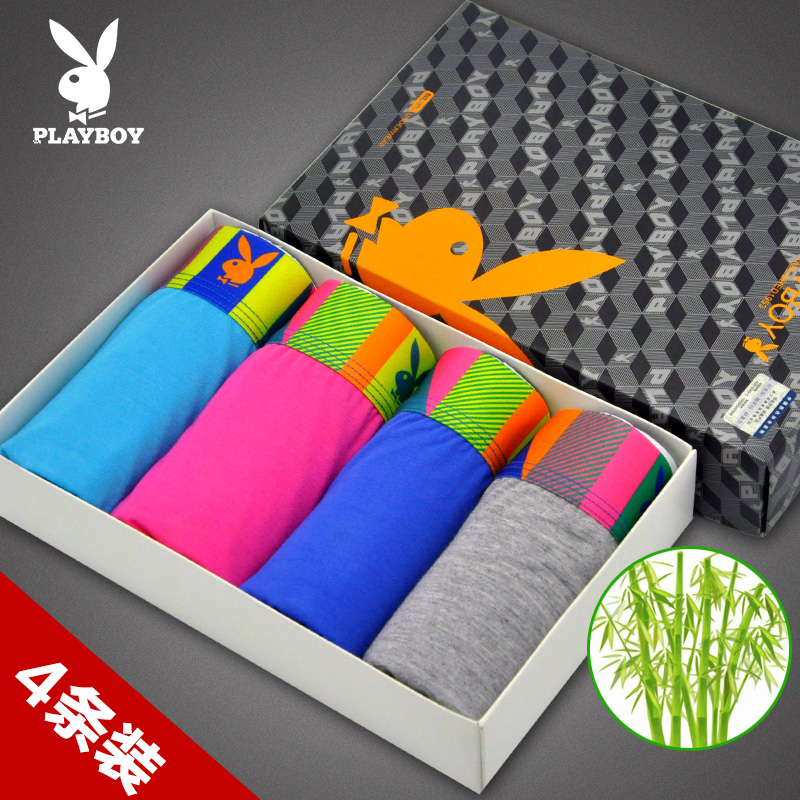 PLAYBOY»¨»¨¹«×Ó ÄÚÒÂÄÐU͹Éè¼Æ4ÌõÔ˶¯´¿É«Æ½½Ç¿ãÉúÀíÖÐÑüÄÚ¿ã