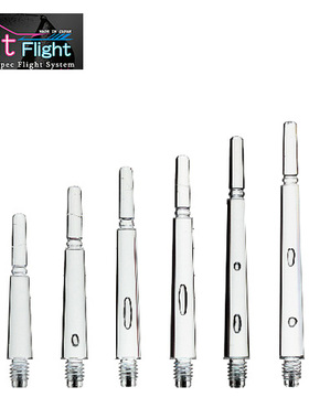 日本原装 COSMO Fit Shaft Normal 无色透明标准型飞镖杆水晶镖杆