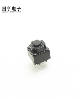 微动开关/轻触开关 型号WK-01A 6*6*7.3MM 黑色 2脚二脚 鼠标开关