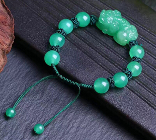 包邮正品东陵玉貔貅红绳手链招财开运纯手工编织男女士款情侣礼物