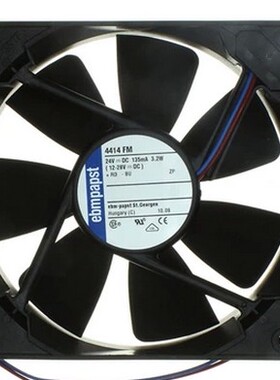 全新正品德国Ebm-papst风扇专售 TYP4414FM 24V 3.2W 12CM 12025