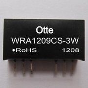 Otte宽电压9-18V输入dcdc电源模块转正负9V隔离稳压 WRA1209CS-3W