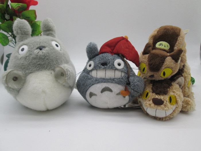 尾单日本吉卜力宫崎骏龙猫 totoro 公交车龙猫巴士毛绒玩具礼物