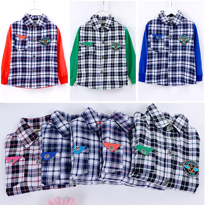 Chemise garcon à manche longue - Ref 2077780 Image 1