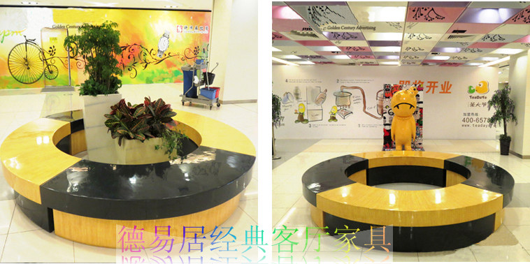 商场坐凳 环形坐凳 S型组合坐凳 玻璃钢休闲椅 城市家具 公共凳