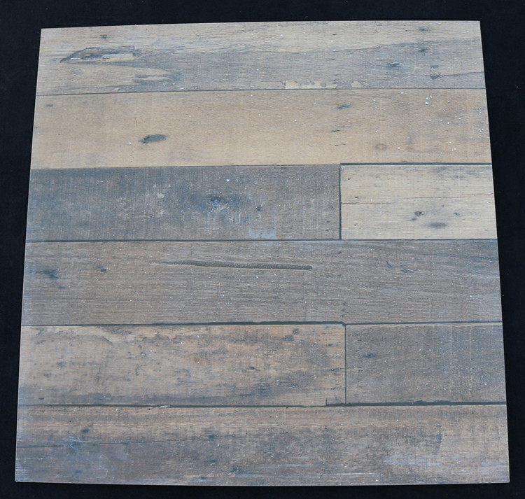 工业风水泥砖木纹砖600*600灰色地砖主题餐厅瓷砖厨房卫生间墙砖