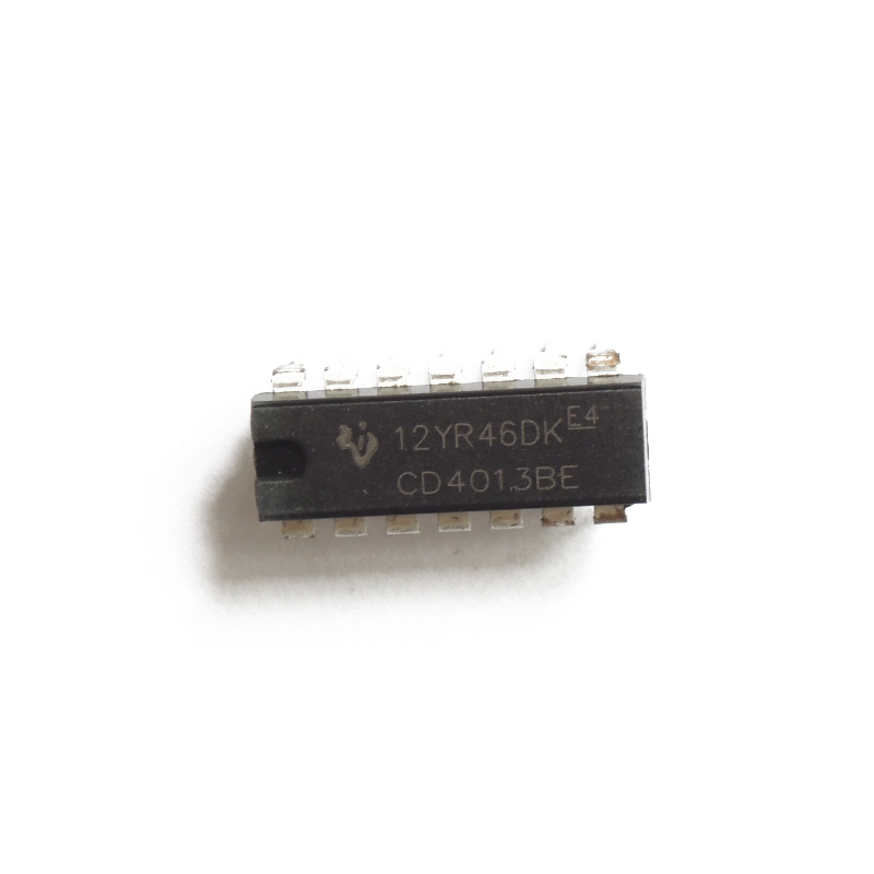 直插 CD4013BE DIP-14P CD/HEF/HCF4013BE TI 双D触发器