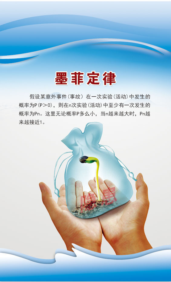 733海报印制展板写真喷绘贴纸620安全生产2墨菲定律