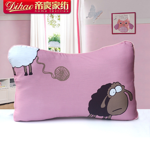 帝豪家纺 决明子学生枕单人枕头枕芯儿童宿舍护颈枕送纯棉枕套