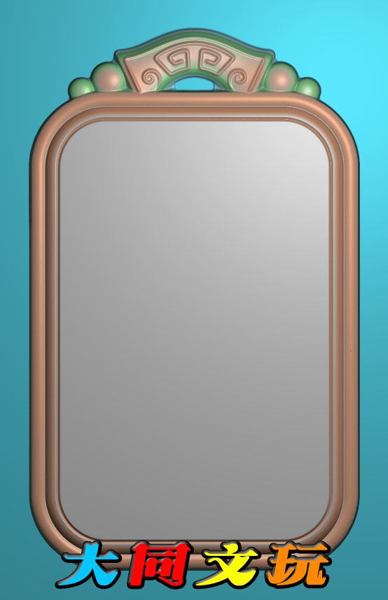 电脑雕刻图 精雕图 浮雕图 灰度图 JDP BMP 仿古牌头框素牌