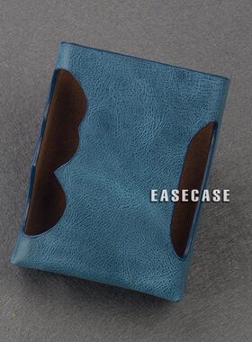 A6款 EASECASE 定制 chord mojo 真皮套 保护套 经典纹牛皮浅蓝色