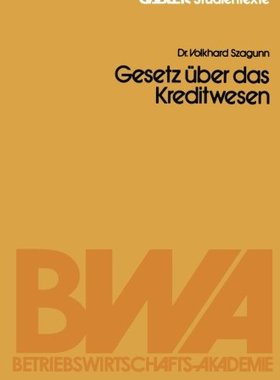 【预售】Gesetz Uber Das Kreditwesen