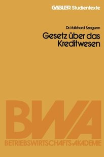 Das Uber Gesetz Kreditwesen 预售