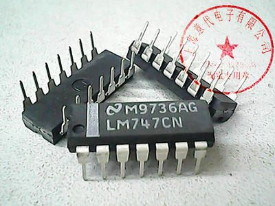 LM747CN  国半  DIP14【正品原装】赛格市场G332室实体店 现货