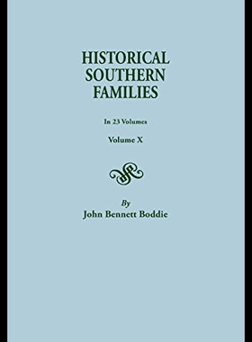 【预售】Historical Southern Families. in 23 Volumes. Volu