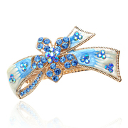 Ya na headdress jewelry Korea rhinestone hairpin tail spring clamp horizontal clamp Korean hair clip hair accessories