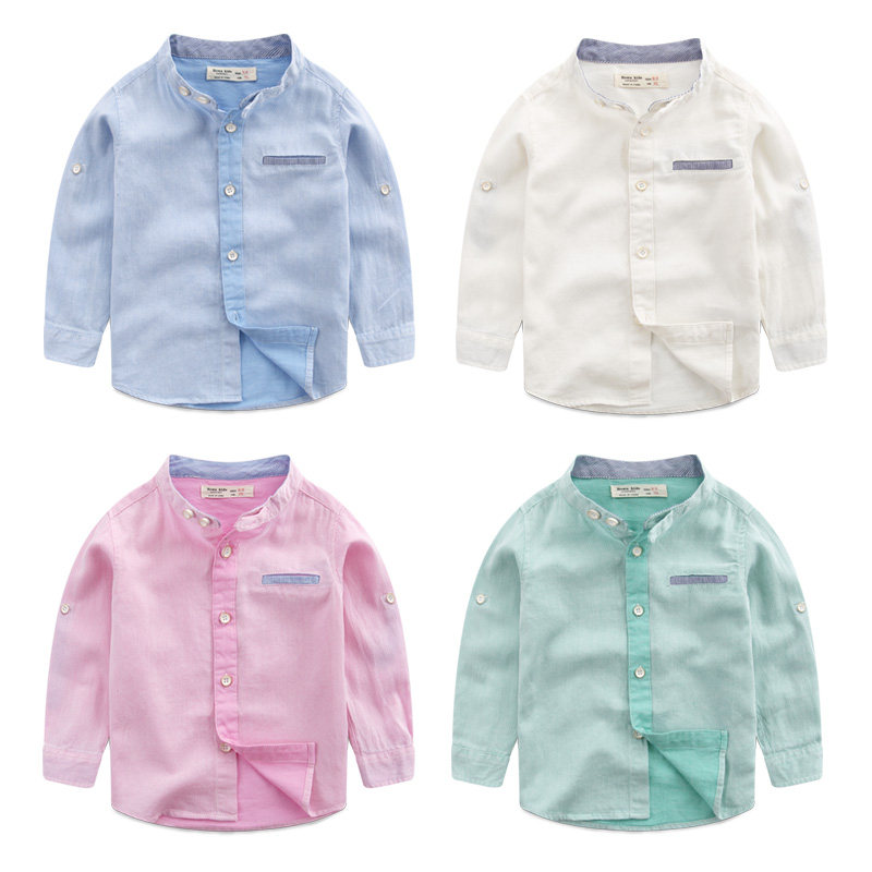 Chemise garcon à manche longue - Ref 2073981 Image 1