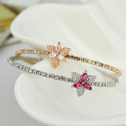 Mu-Mu-jewelry bracelet women''s clover Japan and South Korea the Korean version of dreams fashion jewelry Korea Crystal gifts