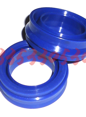 进口蓝色气缸活塞密封圈防尘两用气封聚氨酯油封 EU 22*32*11.2