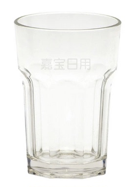 嘉宝8508AS、PC 八角杯透明水杯子亚克力饮料杯果汁杯茶杯400ml