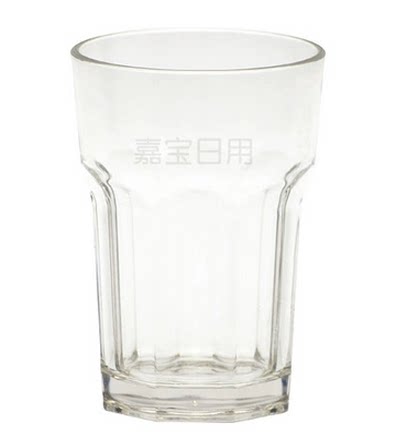 嘉宝8508AS、PC 八角杯透明水杯子亚克力饮料杯果汁杯茶杯400ml